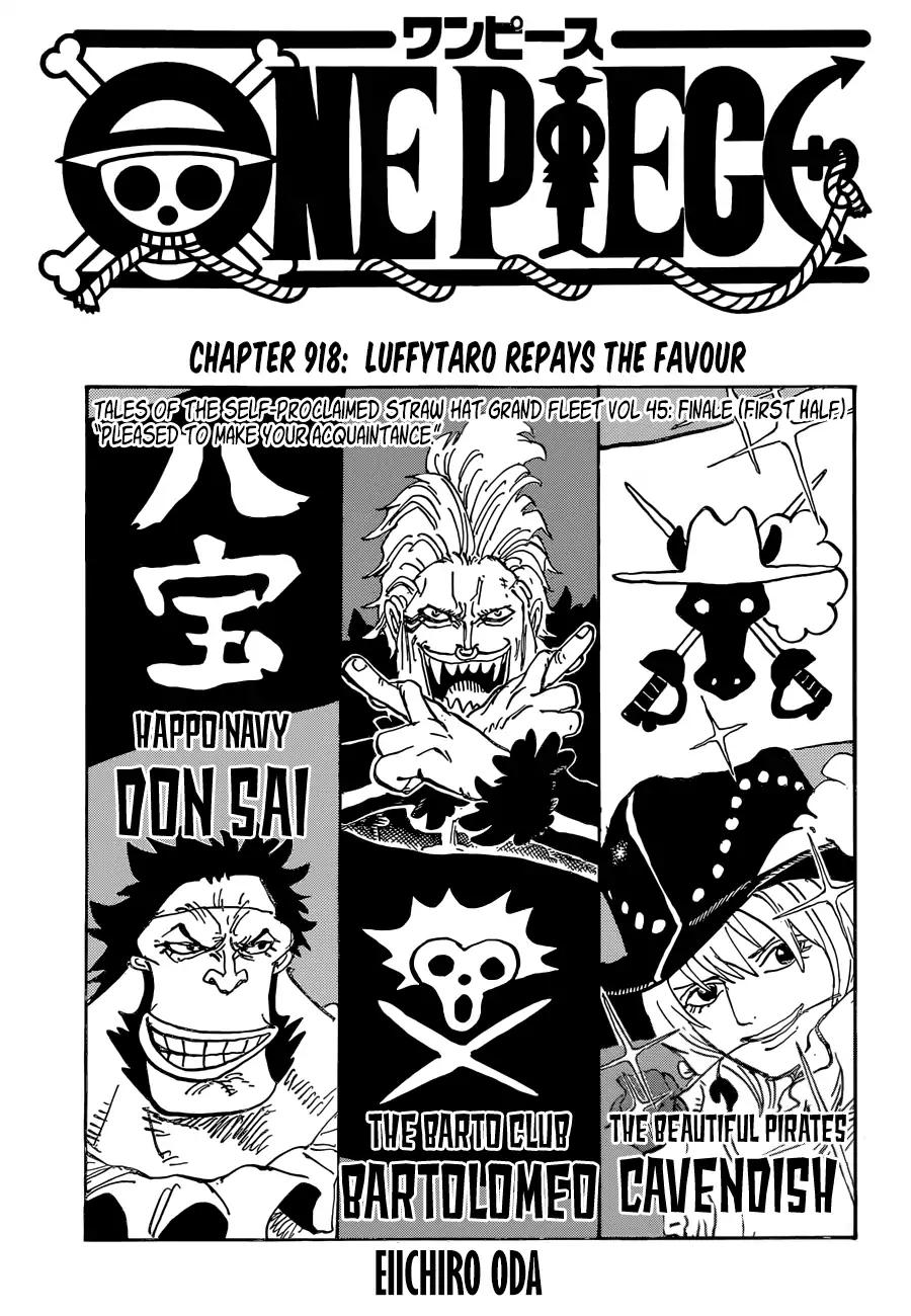 One Piece Chapter 918 1